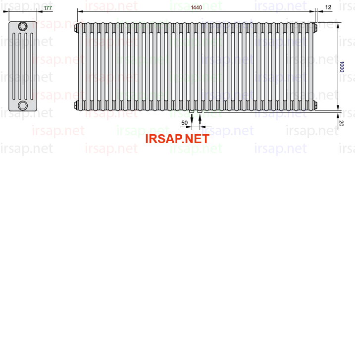 Радиатор IRSAP Tesi 51000/32 T50 CL 01